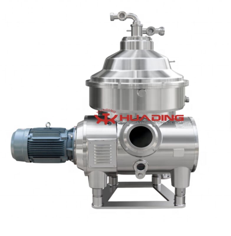 High G-Force Stainless Steel Disc Separator with PLC Control System for Beer Processing