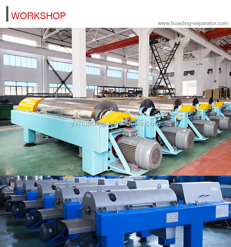 OEM Disc Stack Separator Centrifuge 110V - 480V Bowl Screw Conveyor Gearbox End Hub