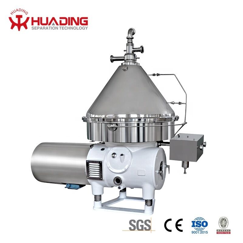 Industrial Dairy Disc Stack Separator 1500 KG Milk Cream Separator For Whey Skimming