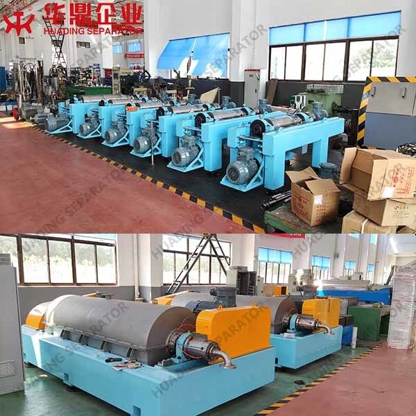 Pabrik Jual Panas Decanter Centrifuge Aliran Kontinyu untuk Separator Minyak Kedelai yang Dioperasikan Baterai dengan Harga