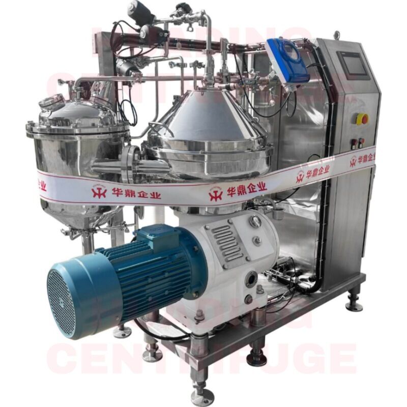 Continuous Vegetable Oil Refining Disc Stack Separator Palm Soybean Degumming Neutralization Centrifuge 10-20 T/D
