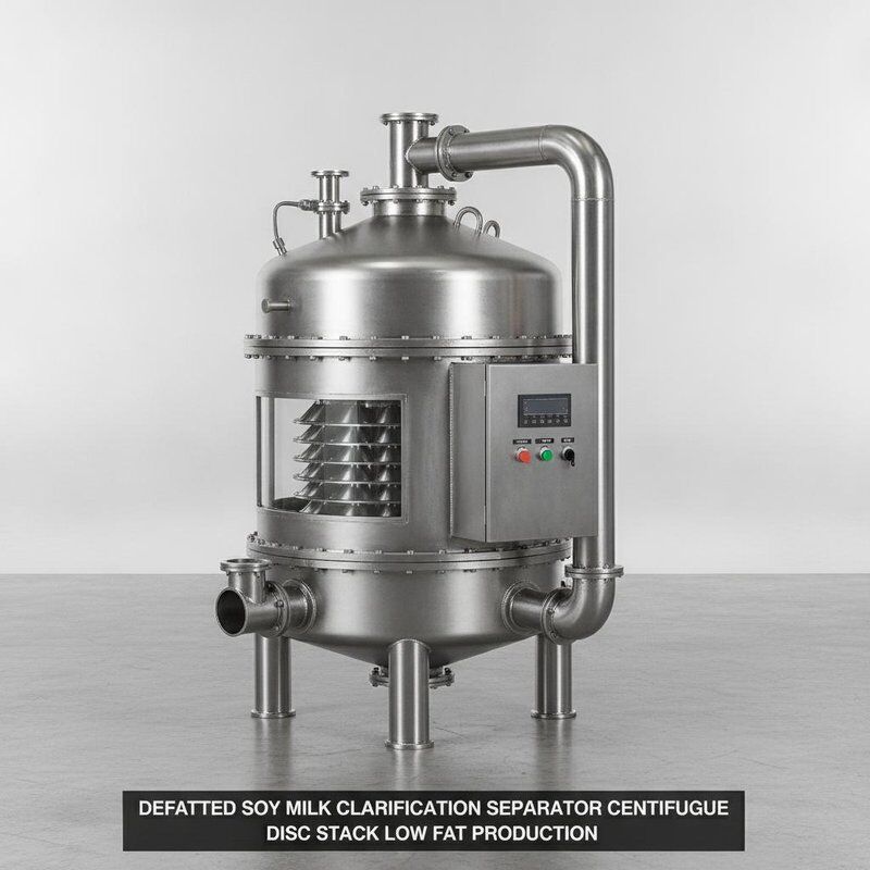 Defatted Soy Milk Clarification Separator Centrifuge Disc Stack Low Fat Production