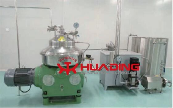 Self Cleaning Disc Stack Separator Automatic Disc Bowl Centrifuge For Juice